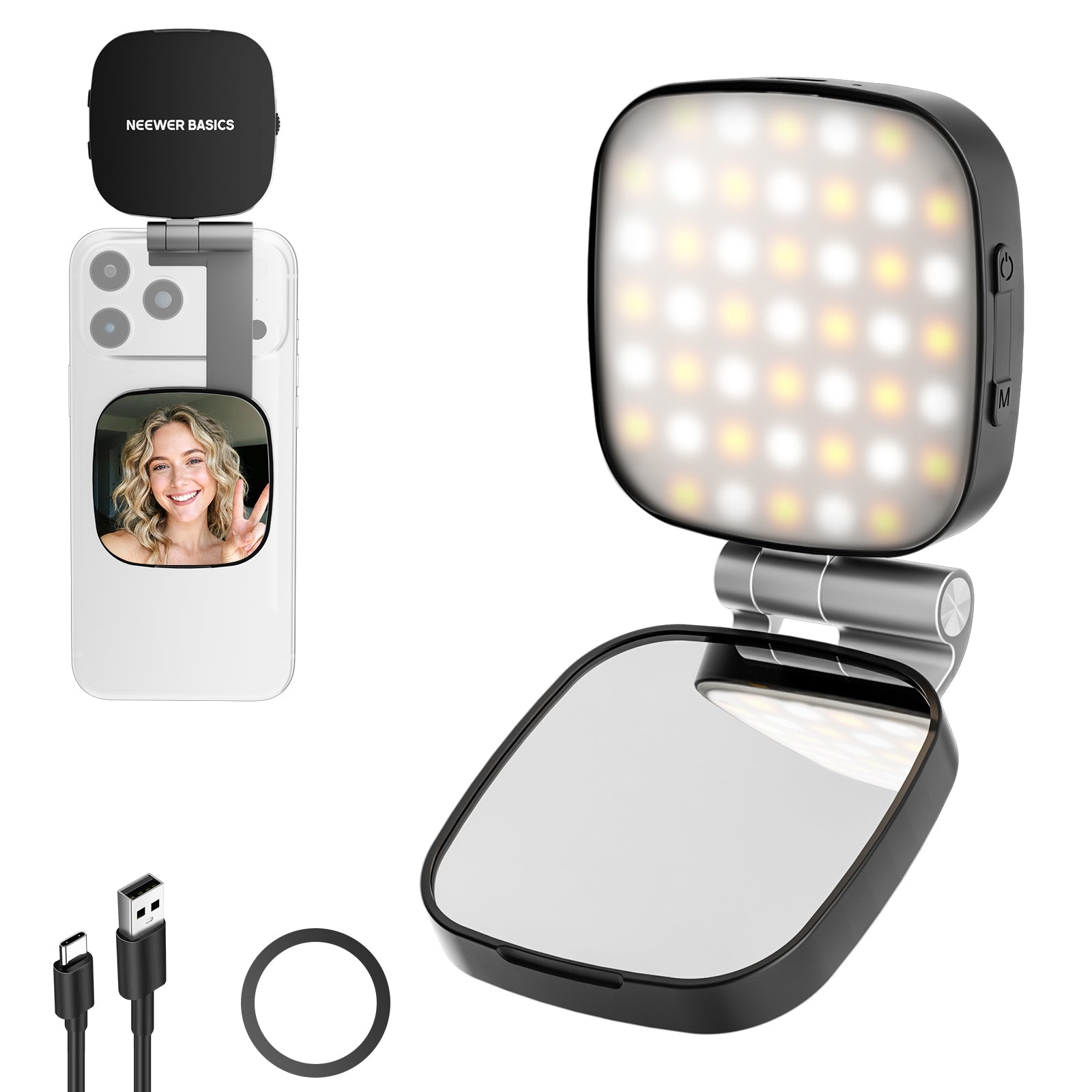 NEEWER NL45B Magnetic Portable LED Selfie Light