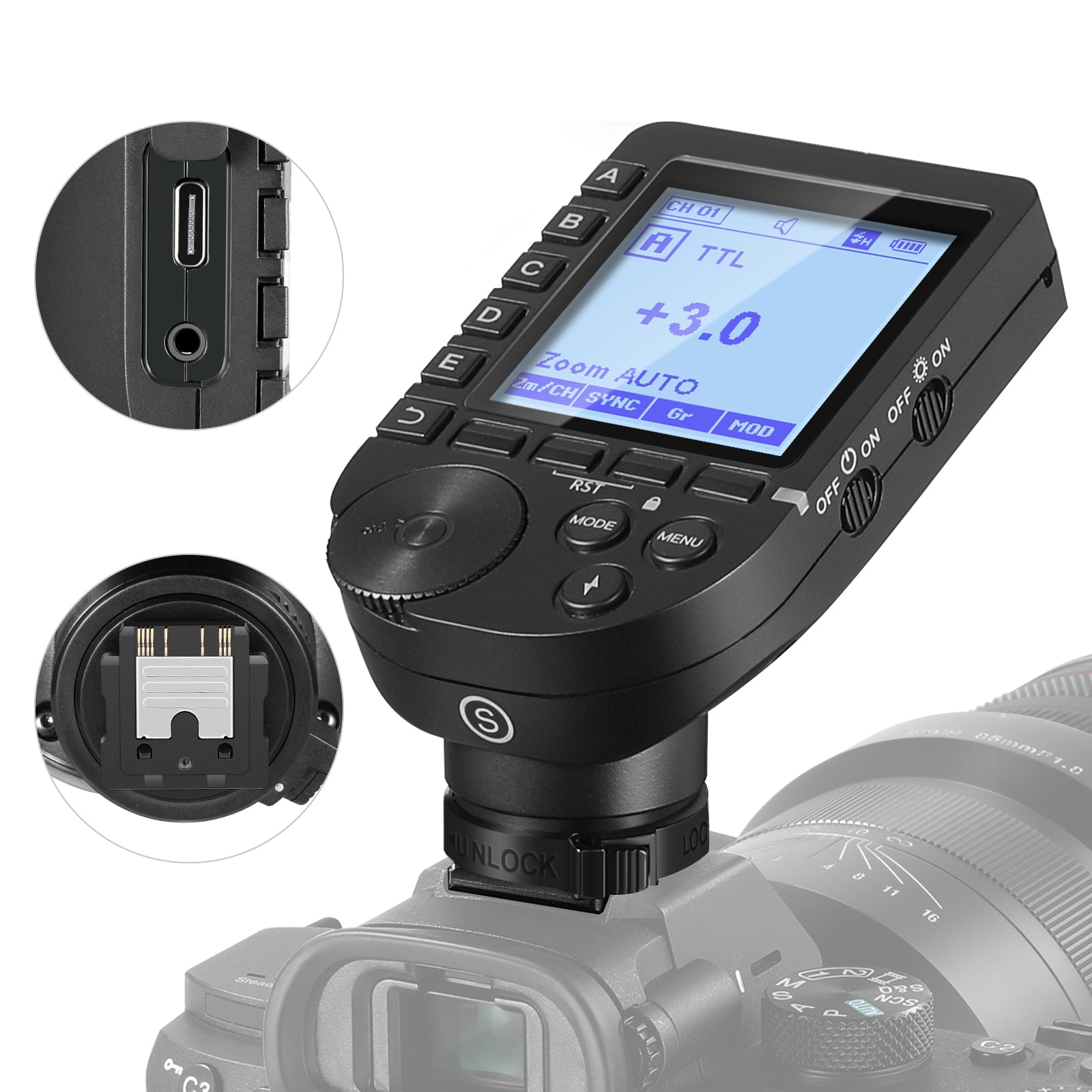 NEEWER QPRO-S TTL Wireless Flash Trigger For Sony Camera