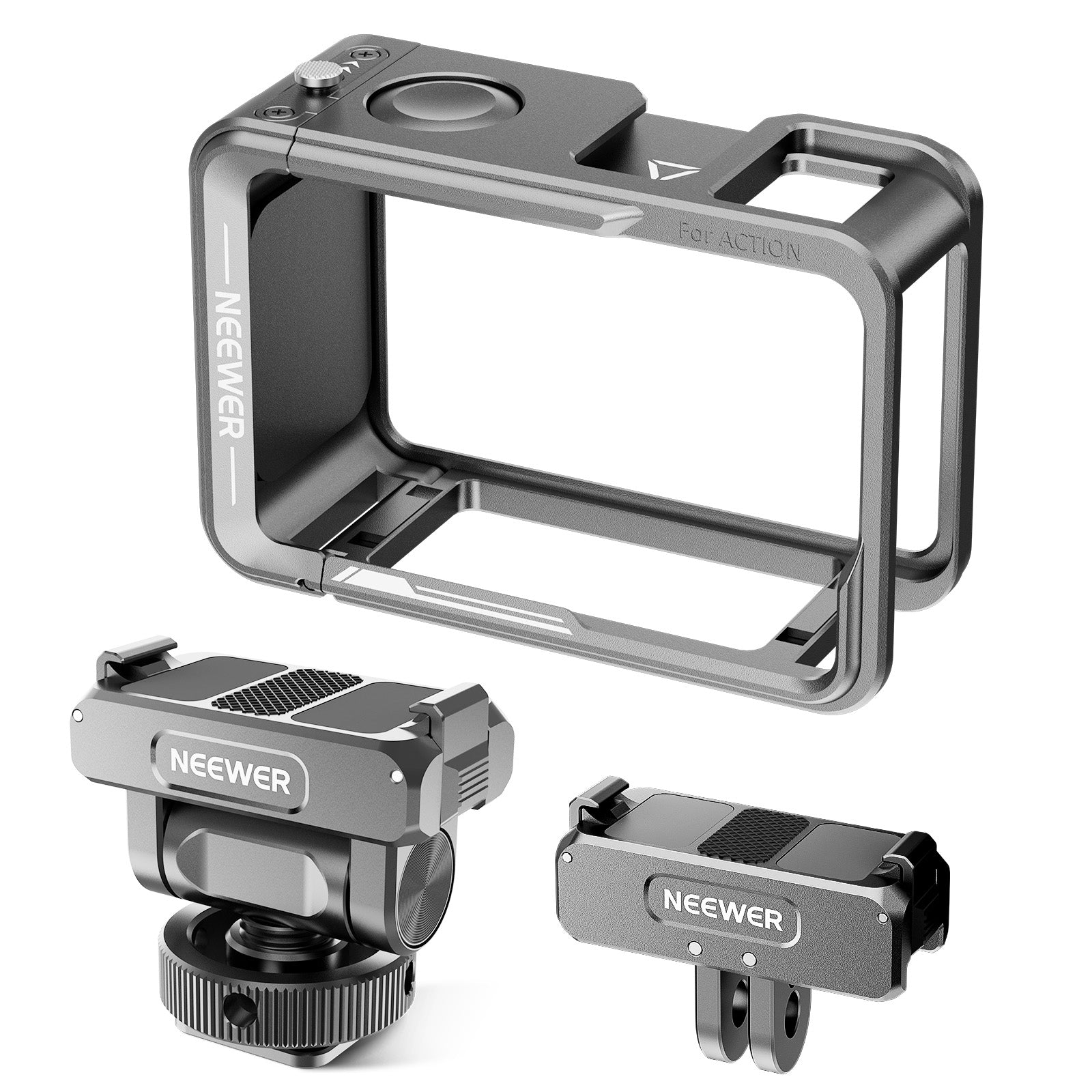 NEEWER AC011+AC012+ AC014 Action Camera Cage Kit