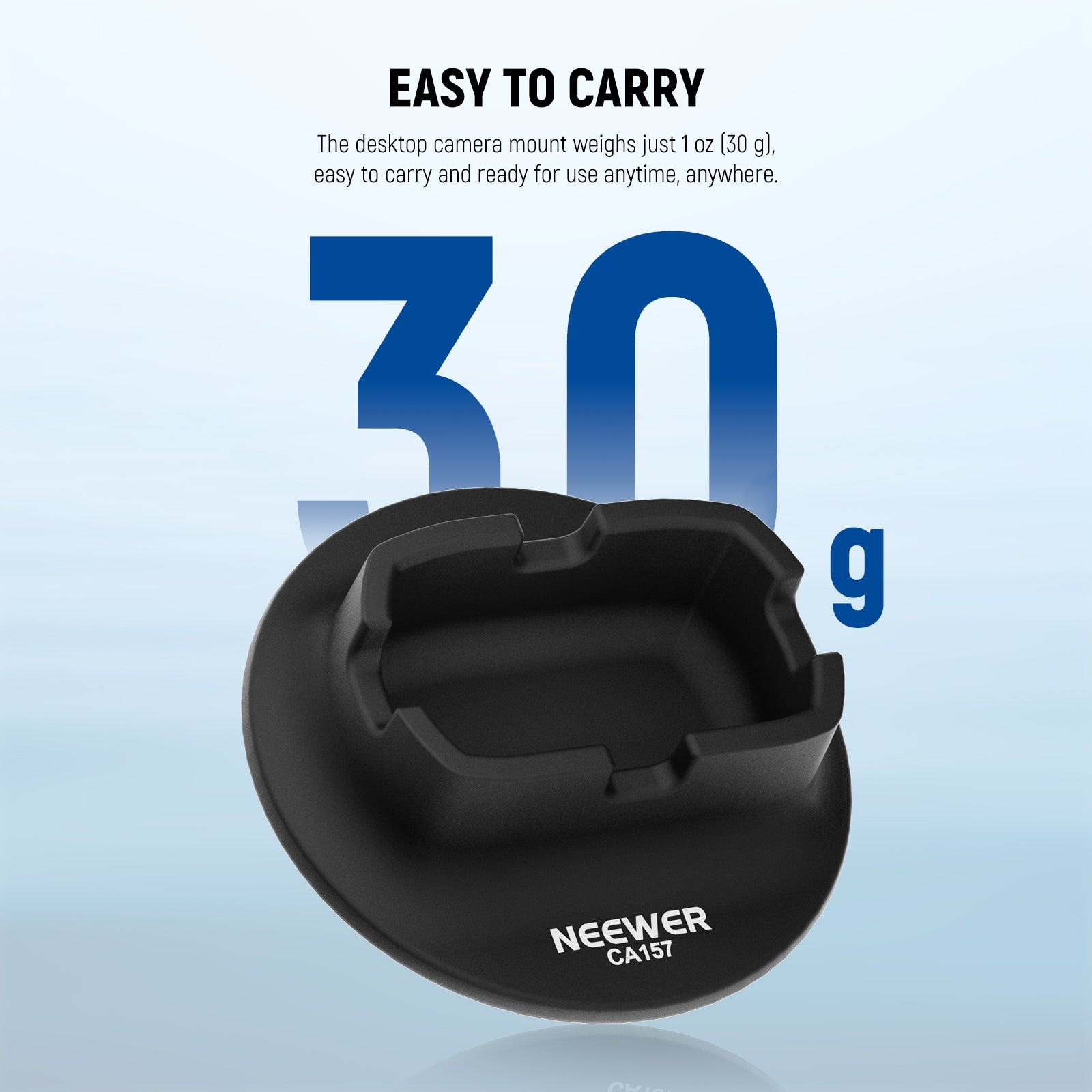 NEEWER CA157 Silicone Base weights just 30g.