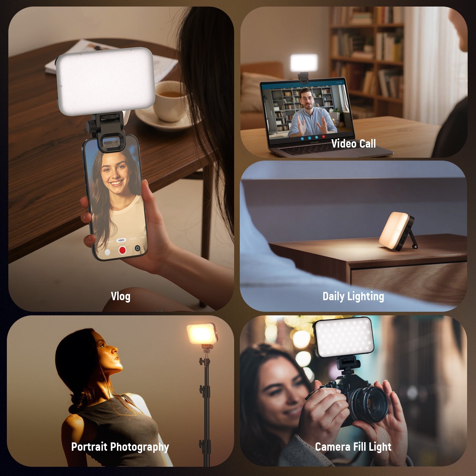 This LED Fill Light is ideal for daily lighting and portrait photography.