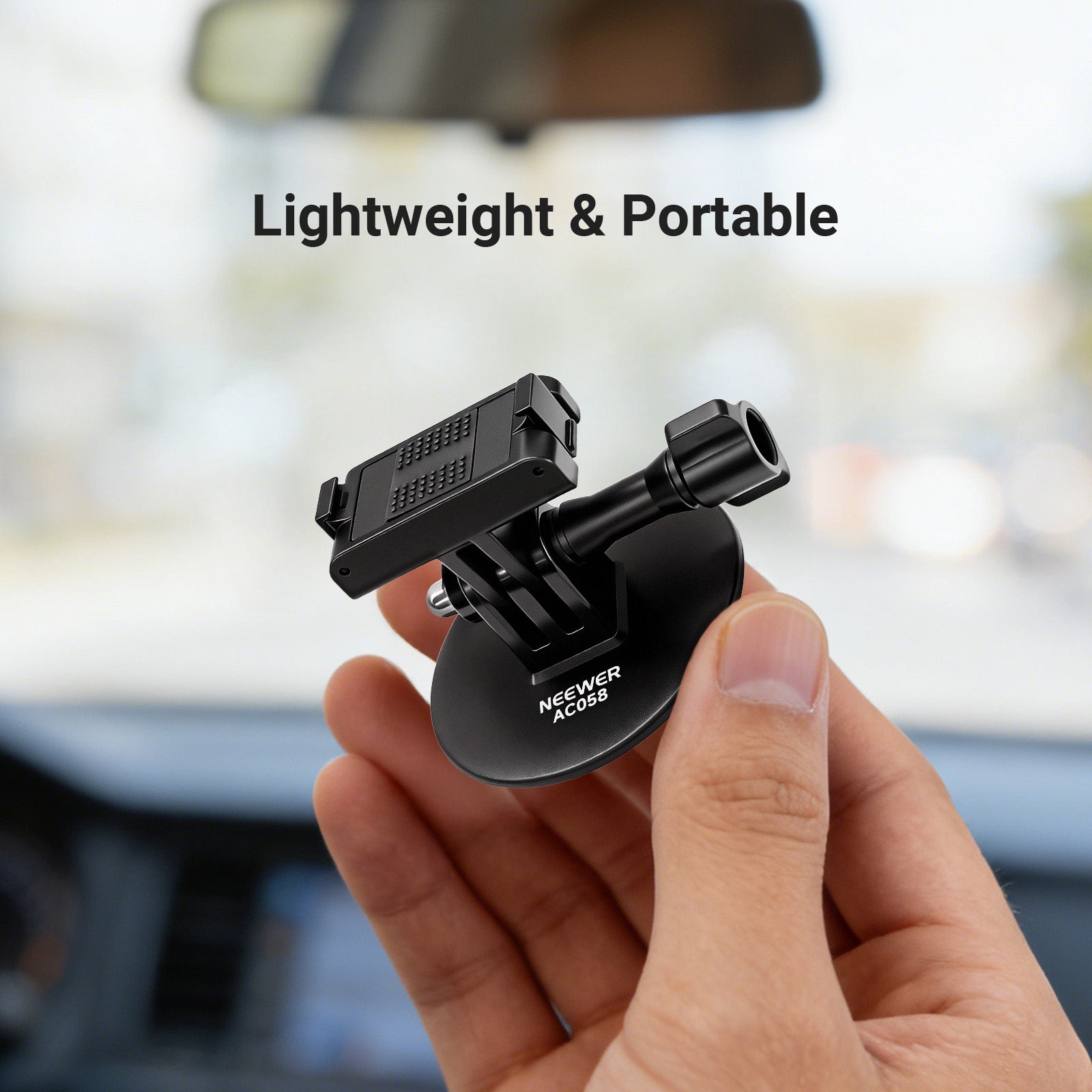 NEEWER AC058 Adhesive Base Mount Kit for Action Camera is lightweight and portable.