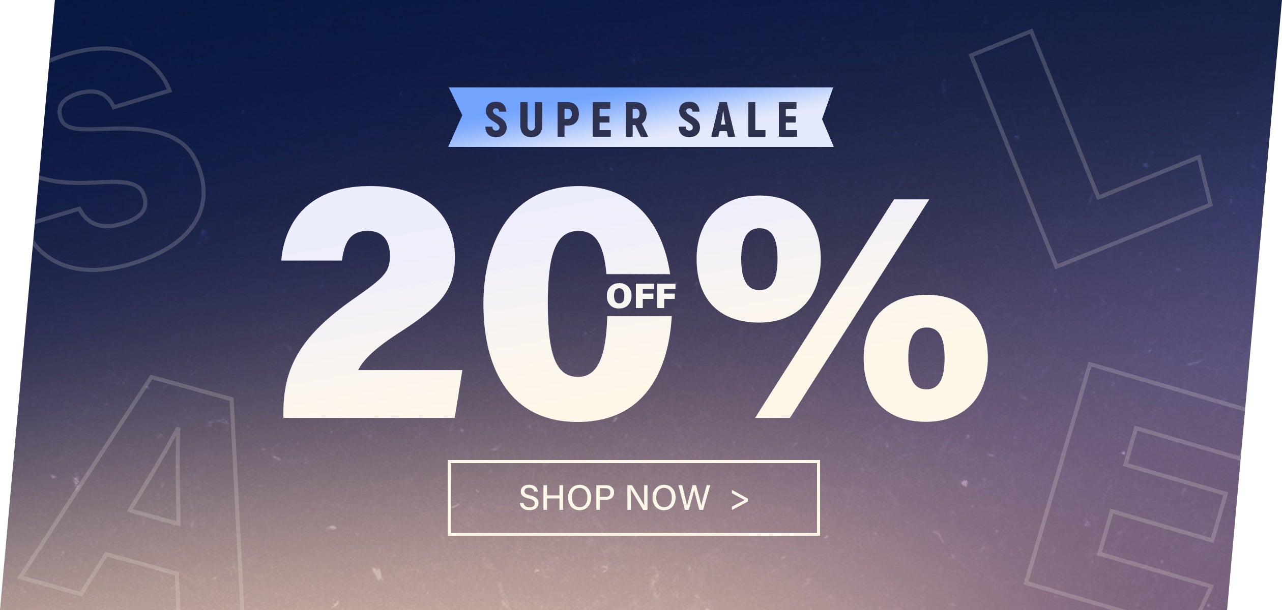 Selected Items – 20% Off