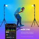 Lighting can change to the beats of music