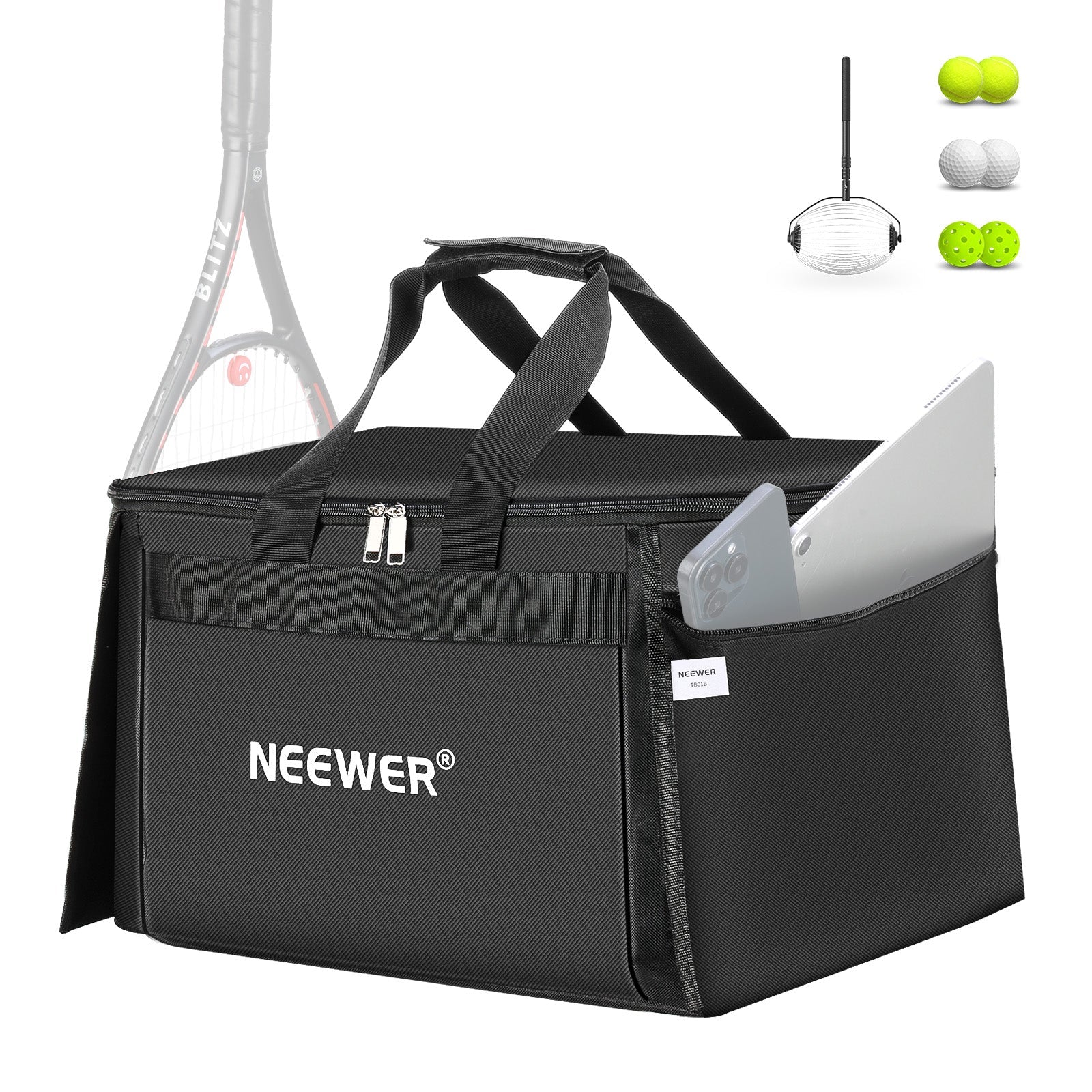 NEEWER TB01B Tennis Ball Collector Bag