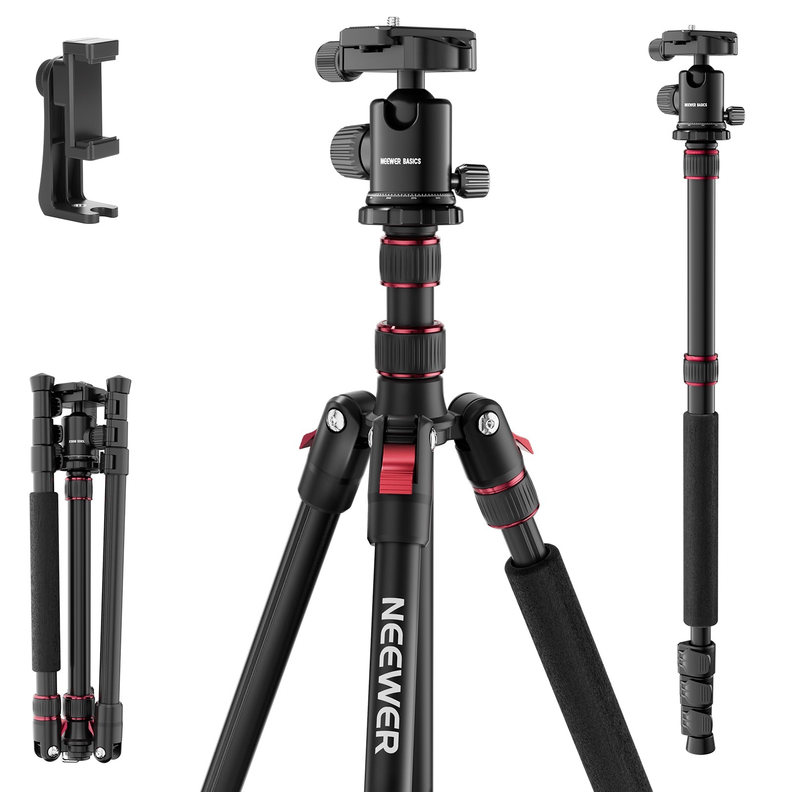 NEEWER BASICS TP15 71" Heavy Duty Travel Tripod Monopod