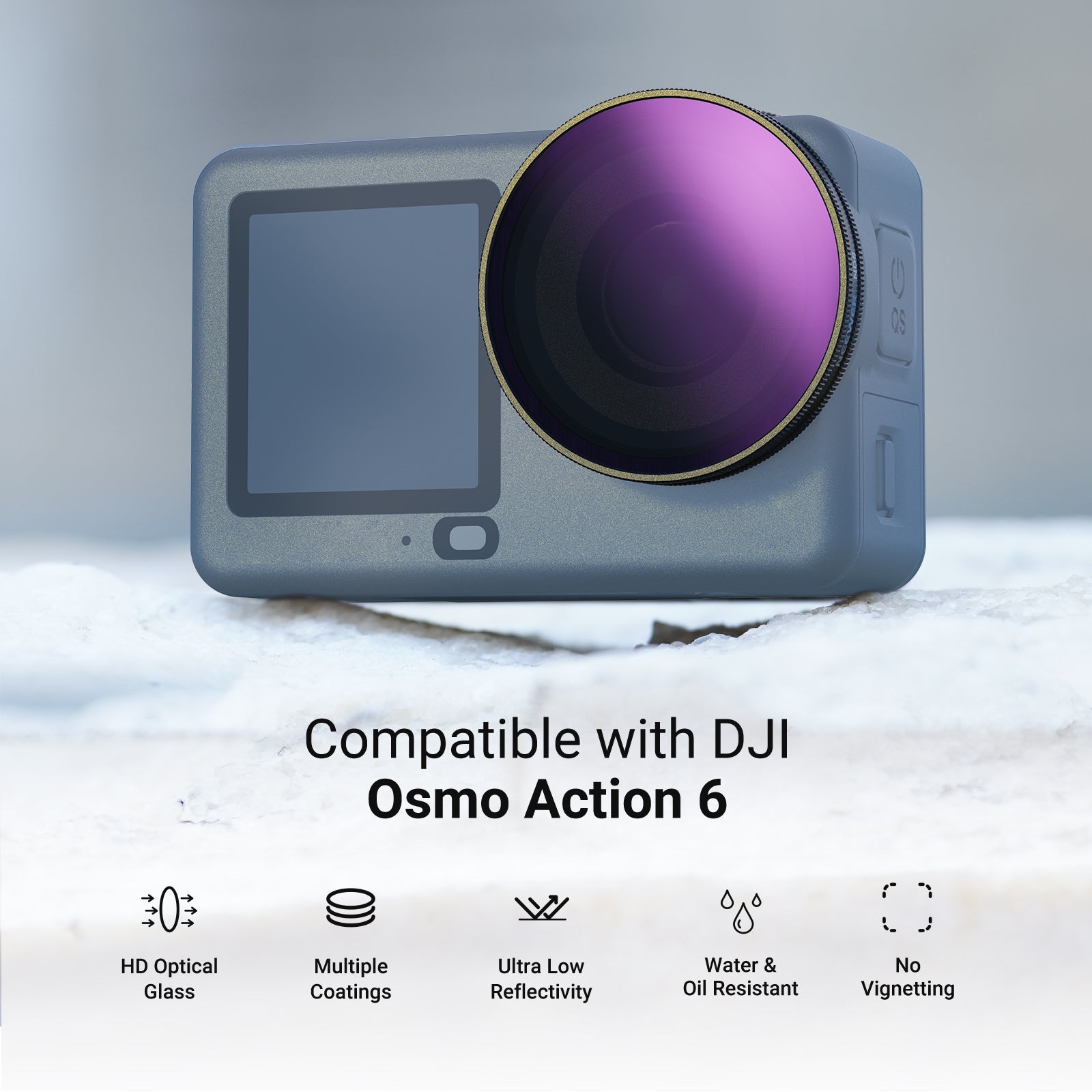 These filters are compatible withthe  DJI Osmo Action 6
