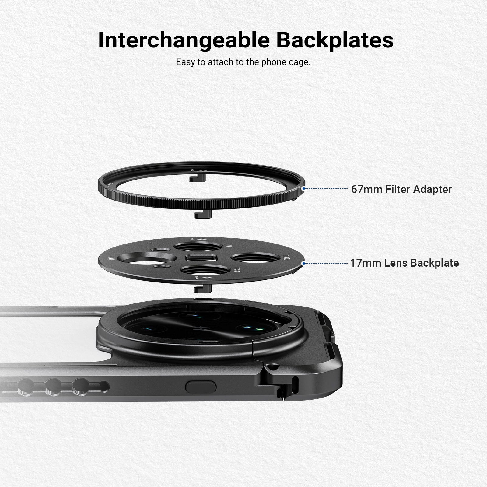 Interchangeable Backplates