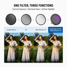 NEEWER 3-in-1 Multifunction Camera Lens Filter improves your photography and save your time