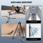 NEEWER LT36 Carbon Fiber Tripod offers quick angle adjustment.