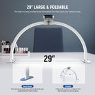 29" Large & Foldable Table Lamp with Heavy Bases