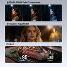 The 45 LEDs deliver soft & bright illumination with high CRI95 to flatter skin and ensure accurate colors for makeup