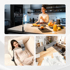 NEEWER X6 overhead phone mount is ideal for watching and recording videos.