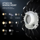 NEEWER NS71P Professional Parabolic Softbox is suitable for various NEEWER lights.