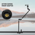 NEEWER UA056 Articulating Magic Arm Kit includes an action camera mount adapter
