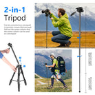 Neewer Portable Aluminum Alloy Camera 2-in-1 Tripod Monopod - neewer.com