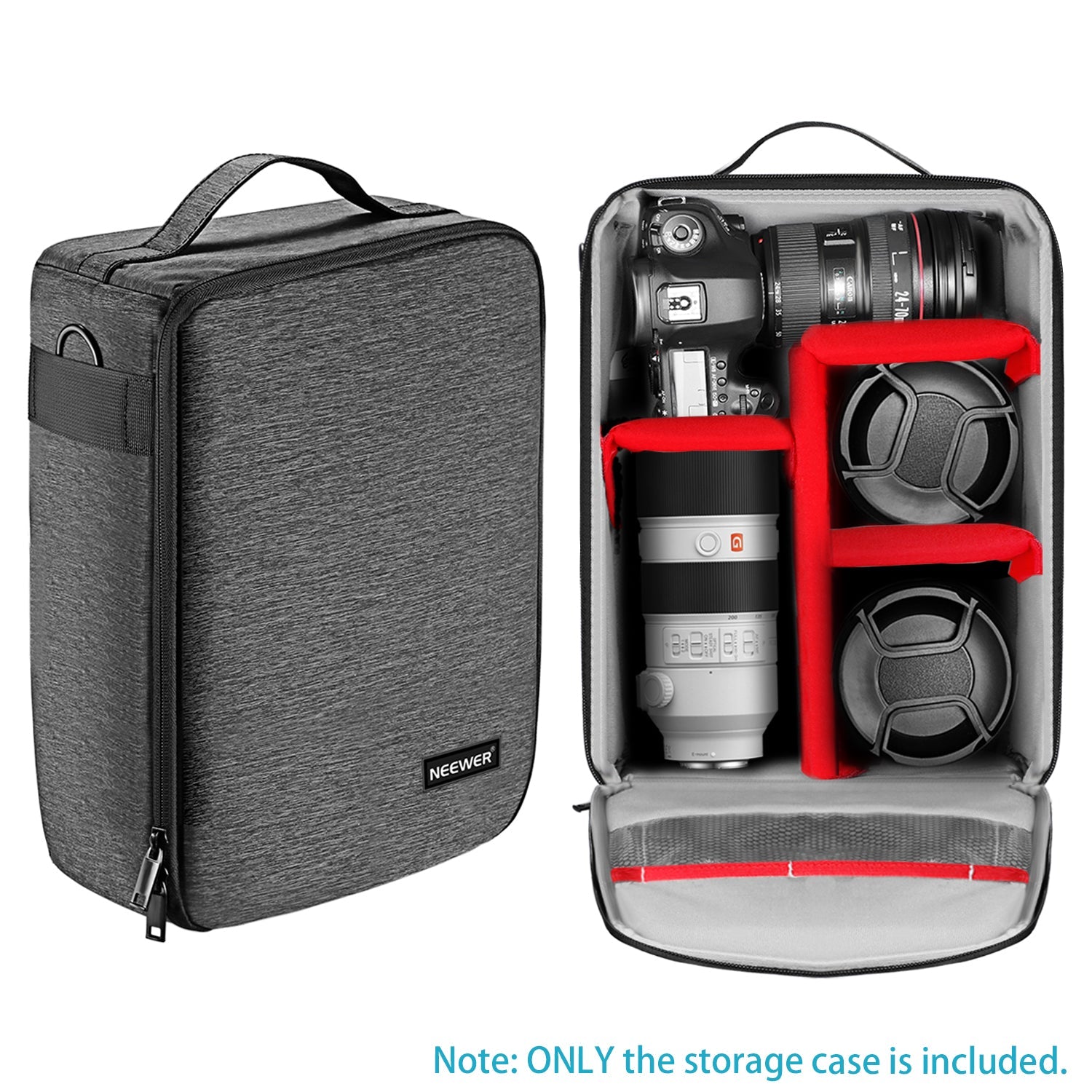 Neewer NW140S Waterproof Camera and Lens Storage Carrying Case