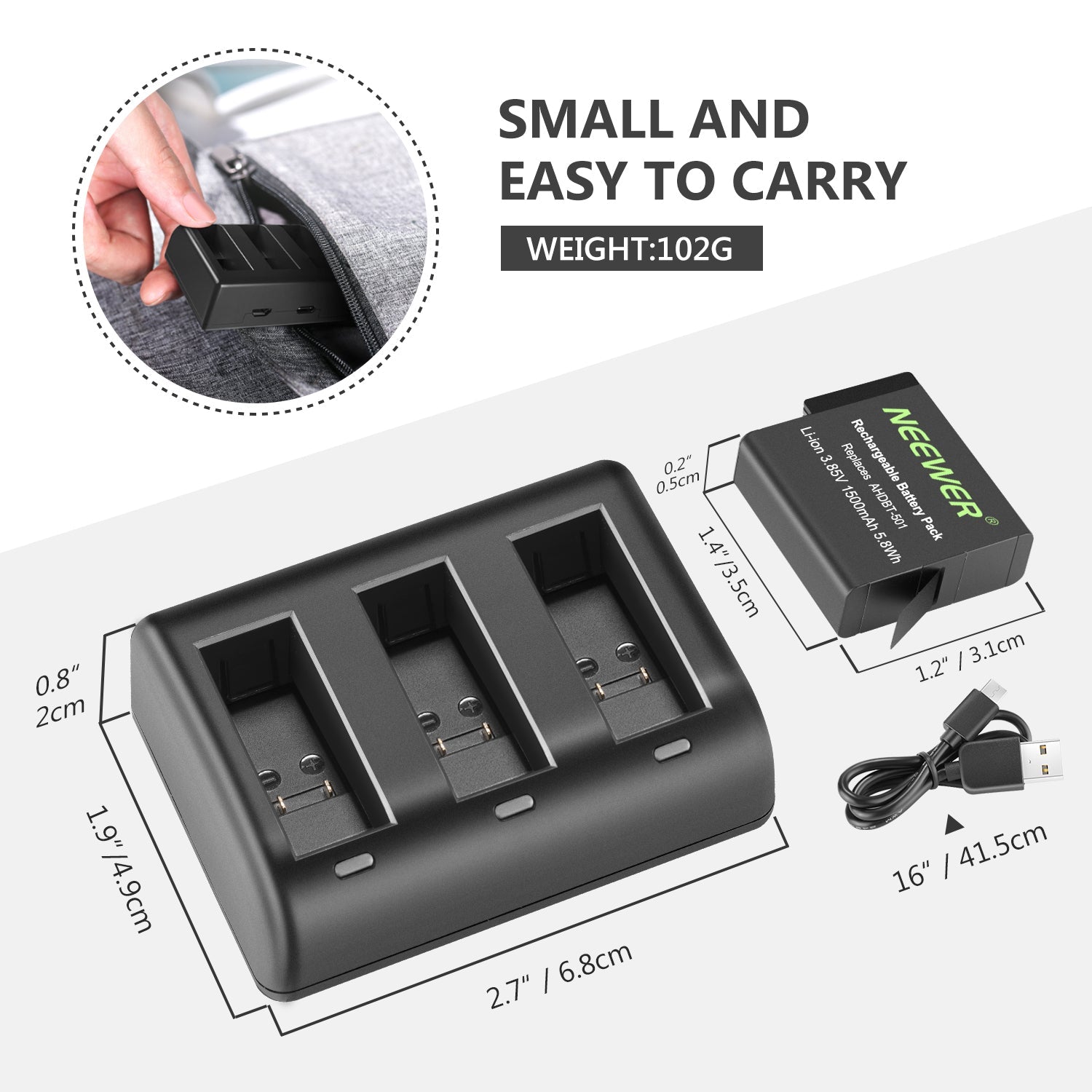 Neewer Battery Charger Set