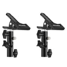 Neewer 2/3 Packs Photo Studio Heavy Duty Metal Clamp Holder with 5/8" Light Stand Attachment