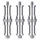 Neewer Standard 1/4” to 3/8” Metal Male Converter Threaded Screw Adapter Spigot Stud 3-Pack - ST22