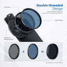 NEEWER 67mm Lens Filter Kit-Graduated Lens Filter