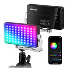 NEEWER SL90 12W 2500~10000K CRI97+ On Camera RGB Panel Video Light Aluminum Alloy Body App & 2.4G Control