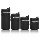 Neewer 4X Lens Case Lens Pouch Bag with Thick Protective Neoprene